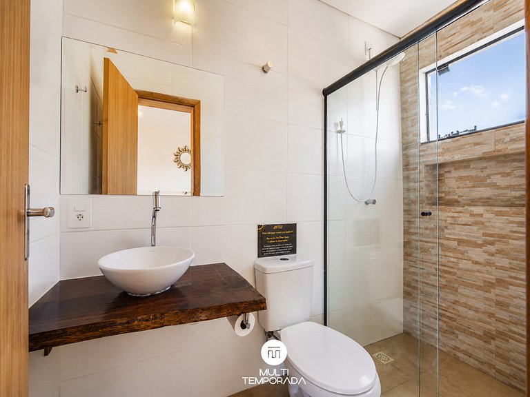 Flat 5|6 - Lugar ao Sol - Flats c/ Cozinha no Rosa