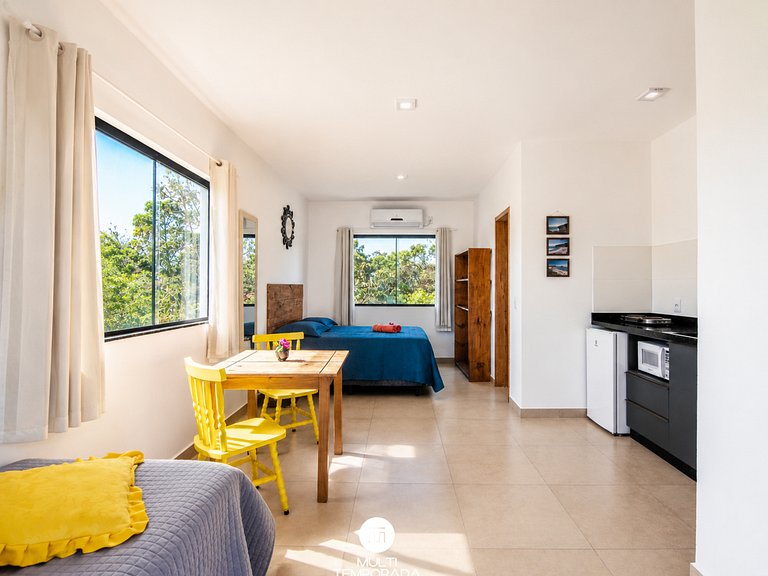Flat 5|6 - Lugar ao Sol - Flats c/ Cozinha no Rosa
