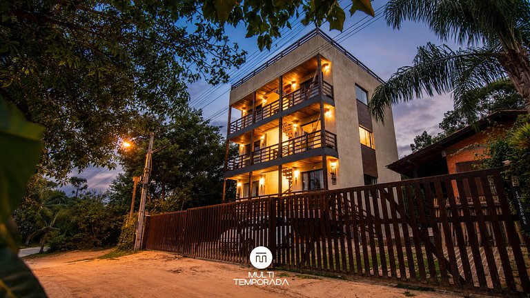 Flat 5|6 - Lugar ao Sol - Flats c/ Cozinha no Rosa