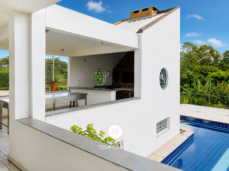 Chácara 3 Poderes Piscina - 60 pessoas - Guararema
