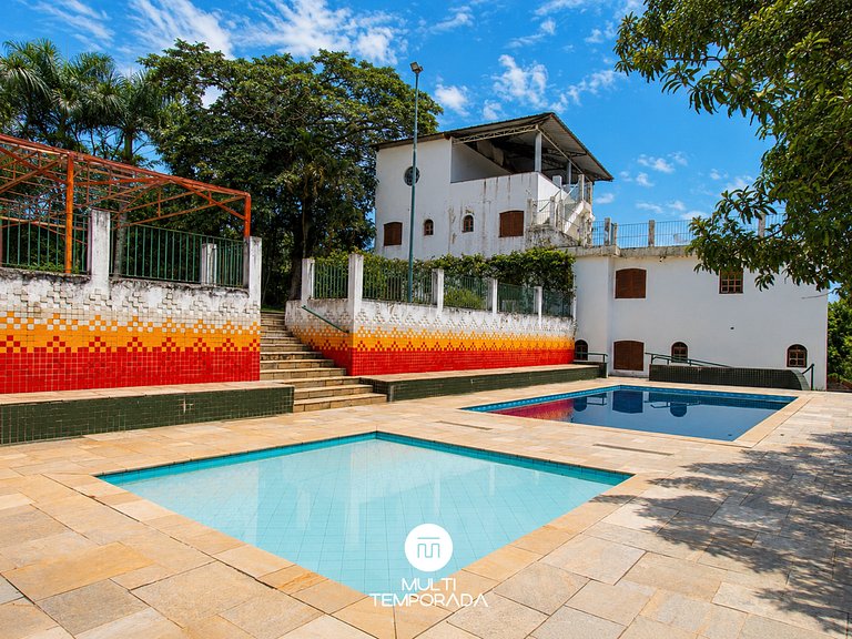 Chácara 3 Poderes Piscina - 60 pessoas - Guararema