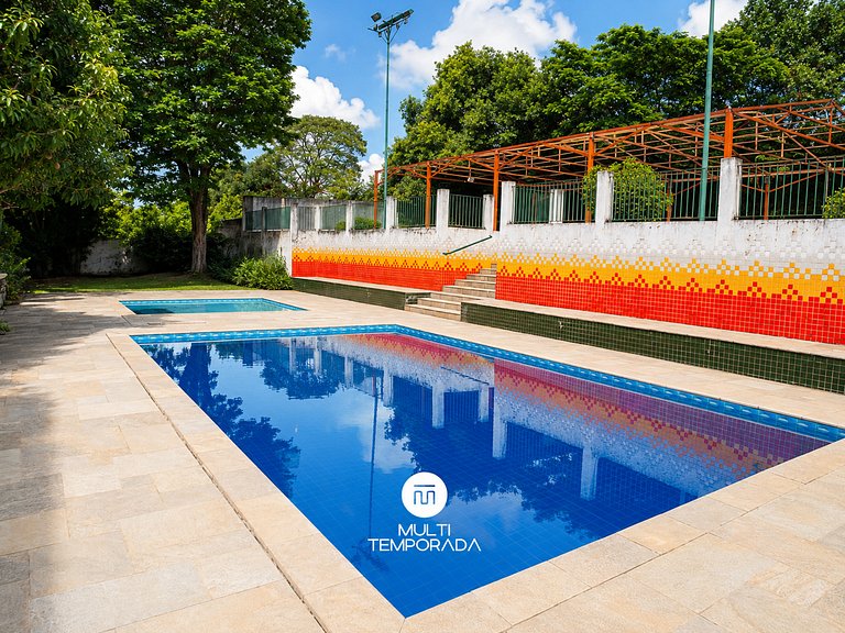 Chácara 3 Poderes Piscina - 60 pessoas - Guararema