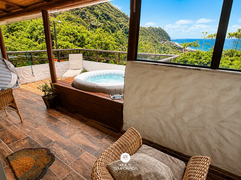 Suíte Vista Mar com Jacuzzi - Ondas da Grande - SC