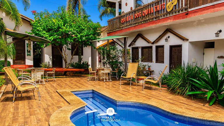 Suíte Ipê amarelo - Pousada Quinta dos Quintais