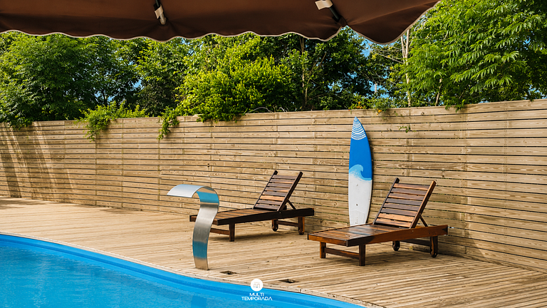 Ap Térreo com Piscina - Pantai Village - Rosa