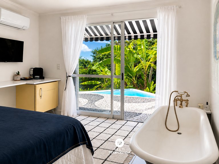 Suíte Room 4 com Piscina Aquecida - CasaIvan