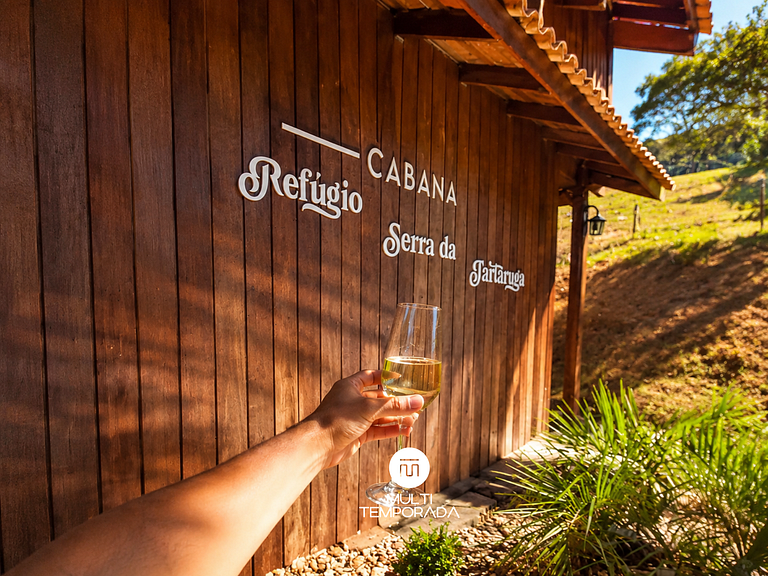 Refúgio Master C/ Banheira na Serra da Tartaruga