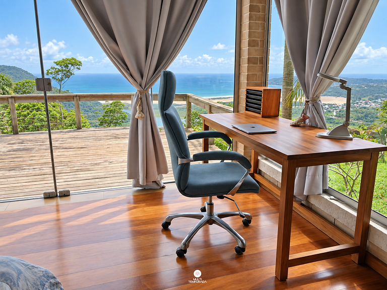 Casa Garopaba com Vista Panorâmica do Mar