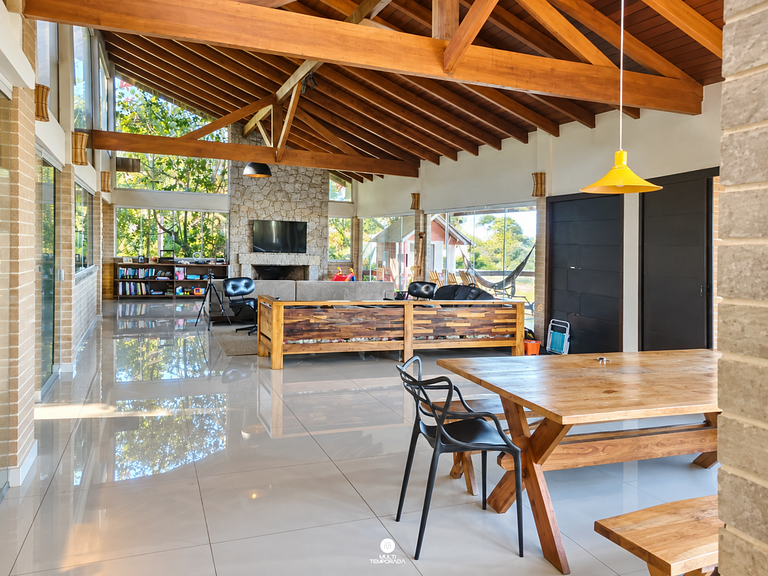 Casa Garopaba com Vista Panorâmica do Mar