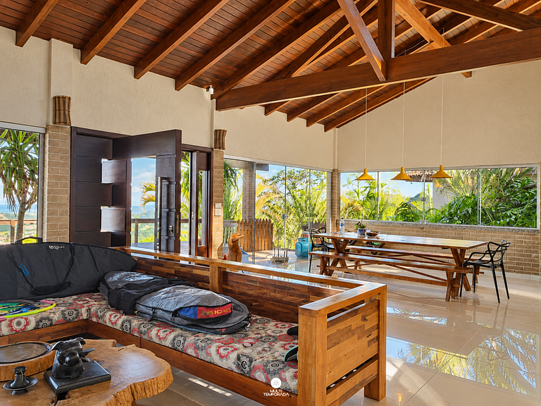 Casa Garopaba com Vista Panorâmica do Mar