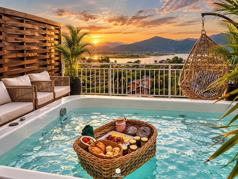 Villa Verde Bangalô: Encantado com Jacuzzi