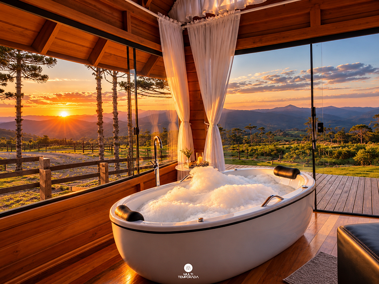 Sunset Invernada c/ Jacuzzi - Leoberto Leal/SC