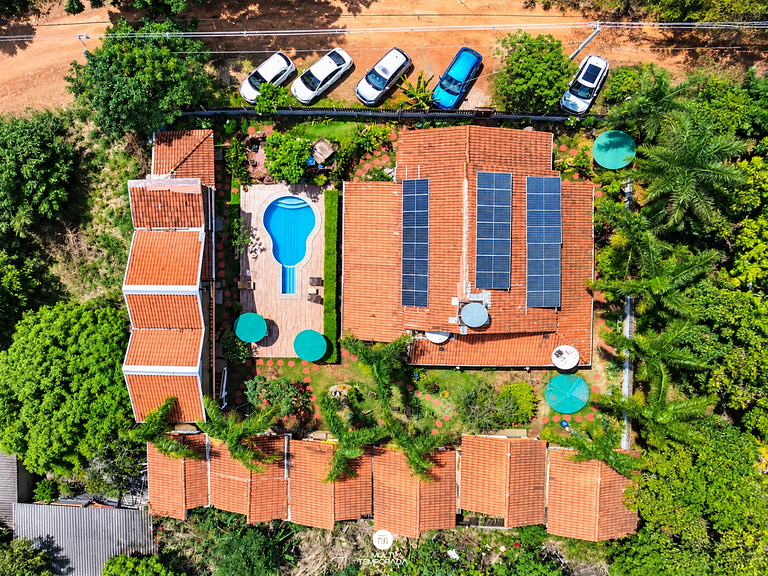 Demi-Suíte Arara-azul Pousada Quinta dos Quintais