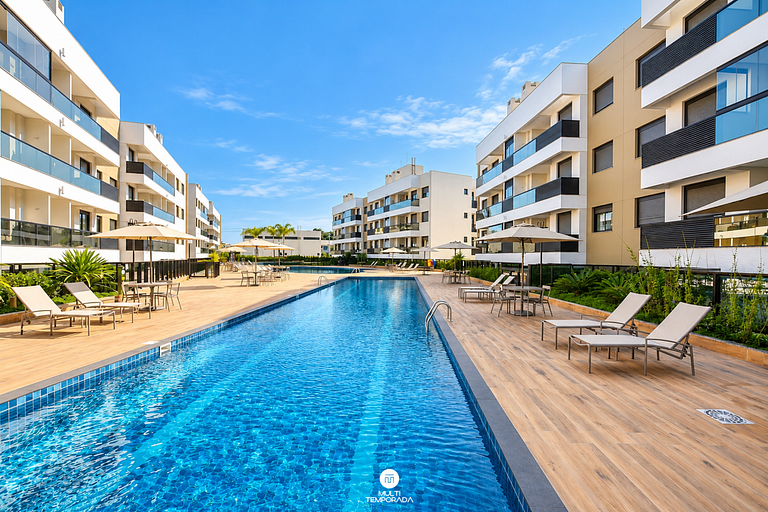 Apto 100m da Praia Com Piscina Aquecida e Lazer
