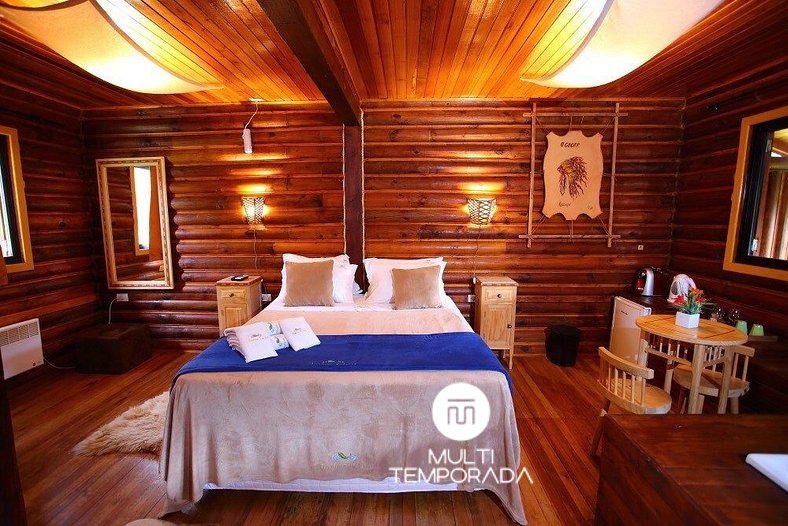 Cabin O Cocar: huge bathtub with hydromassage and a view!