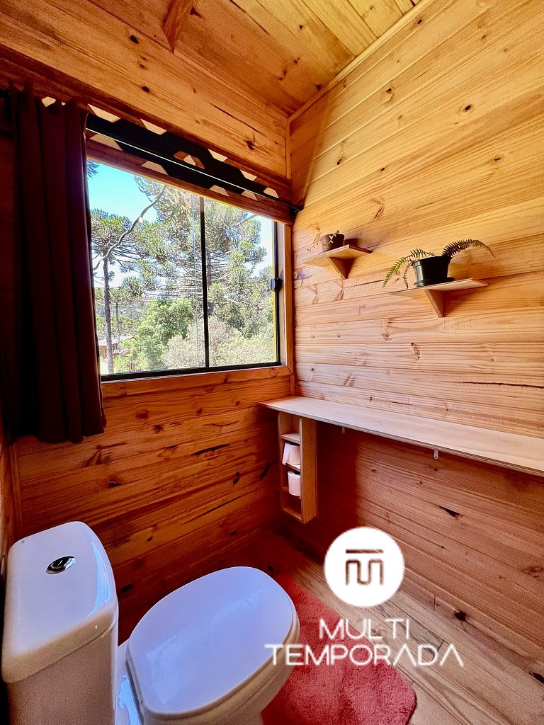 Ritos Cabin: Bathtub for 2 people and beautiful view!